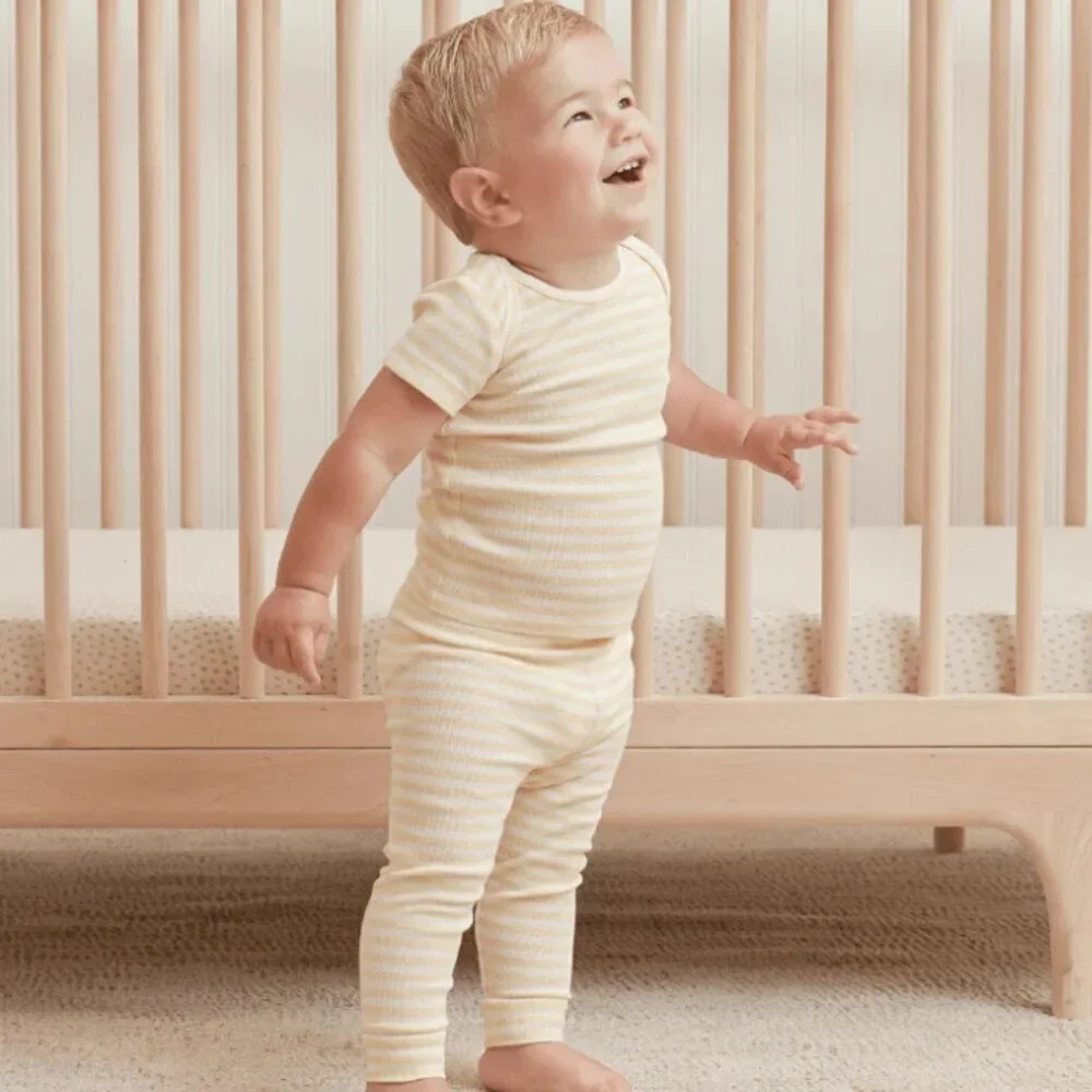 NWT - Quincy Mae ribbed set, ORGANIC​​​​​